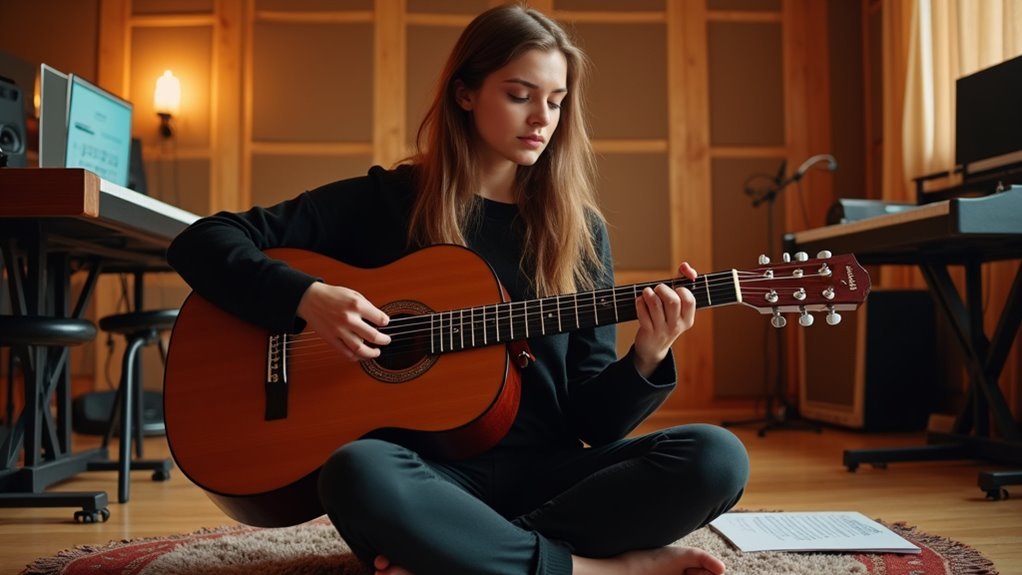 aeolian mode practice exercises