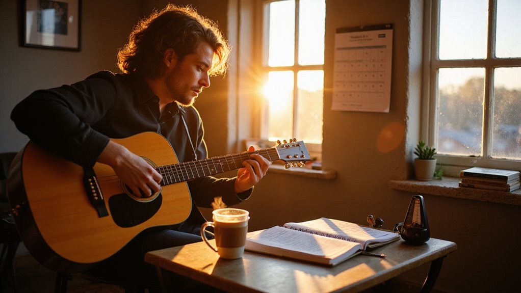 daily guitar practice confidence