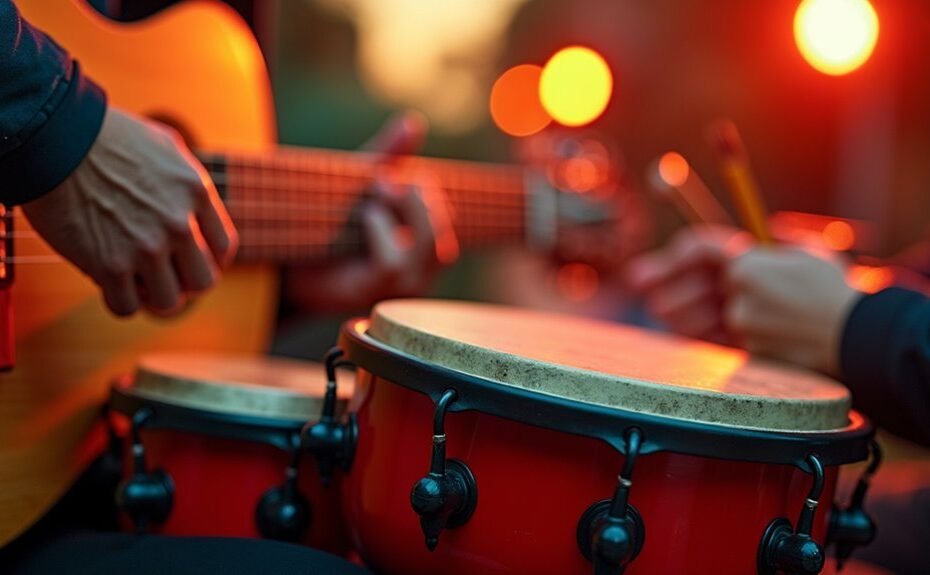 energizing latin music chords