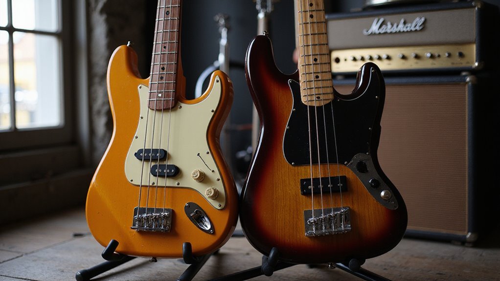 guitar vs bass differences
