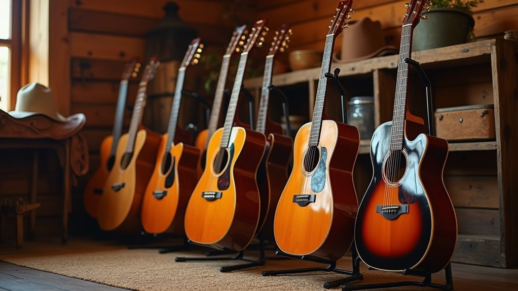 top professional country guitars